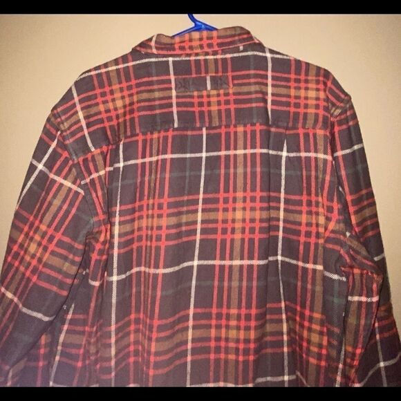 Woolrich Plaid Button Up LongSleeve Shirt Sz MED - Picture 8 of 14